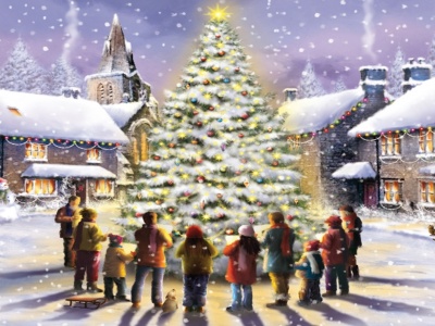 village arena carols round the christmas tree village arena carols round the christmas tree